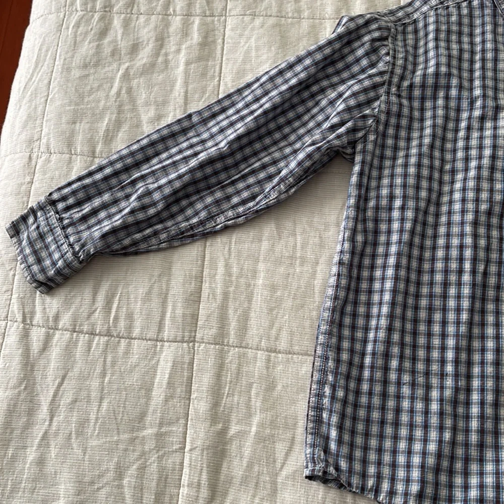 OshKosh B’Gosh Boys Button-Up Shirt 8-10 Plaid Preppy